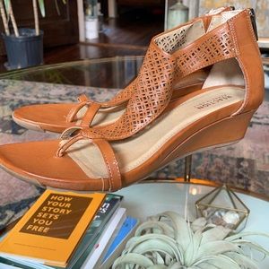 Tan summer sandals